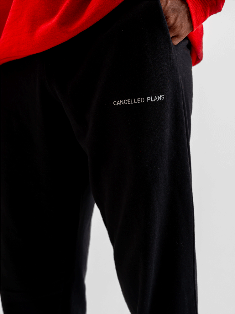 Black Logo Jogger