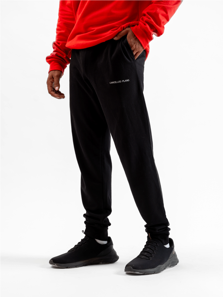 Black Logo Jogger