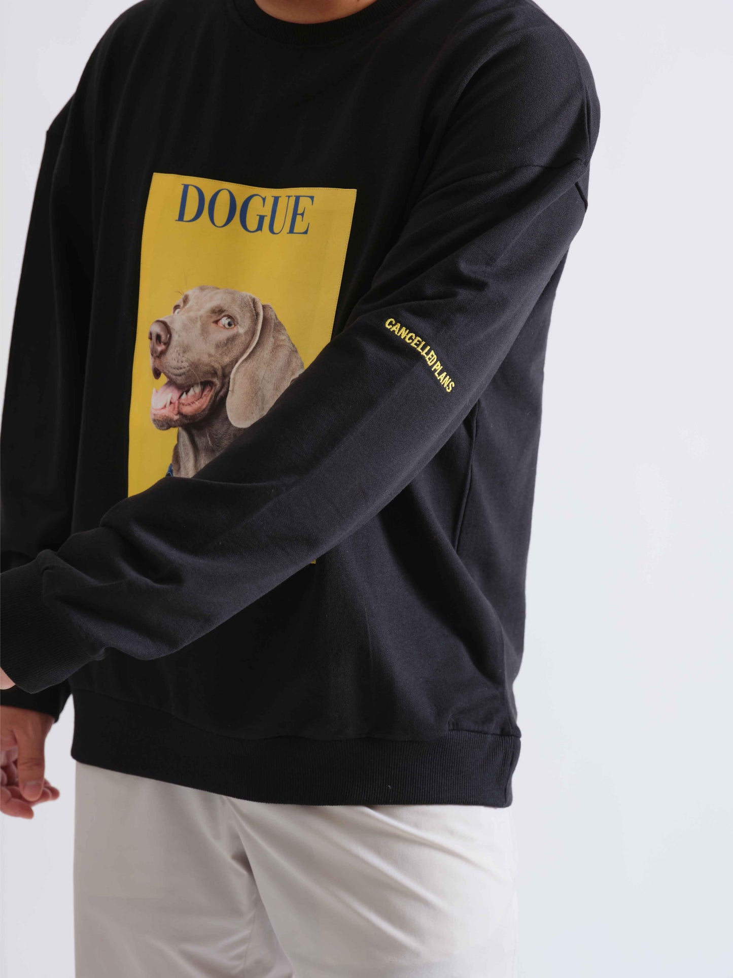 Timothee | Sweatshirt | Black - Cancelled Plans shop