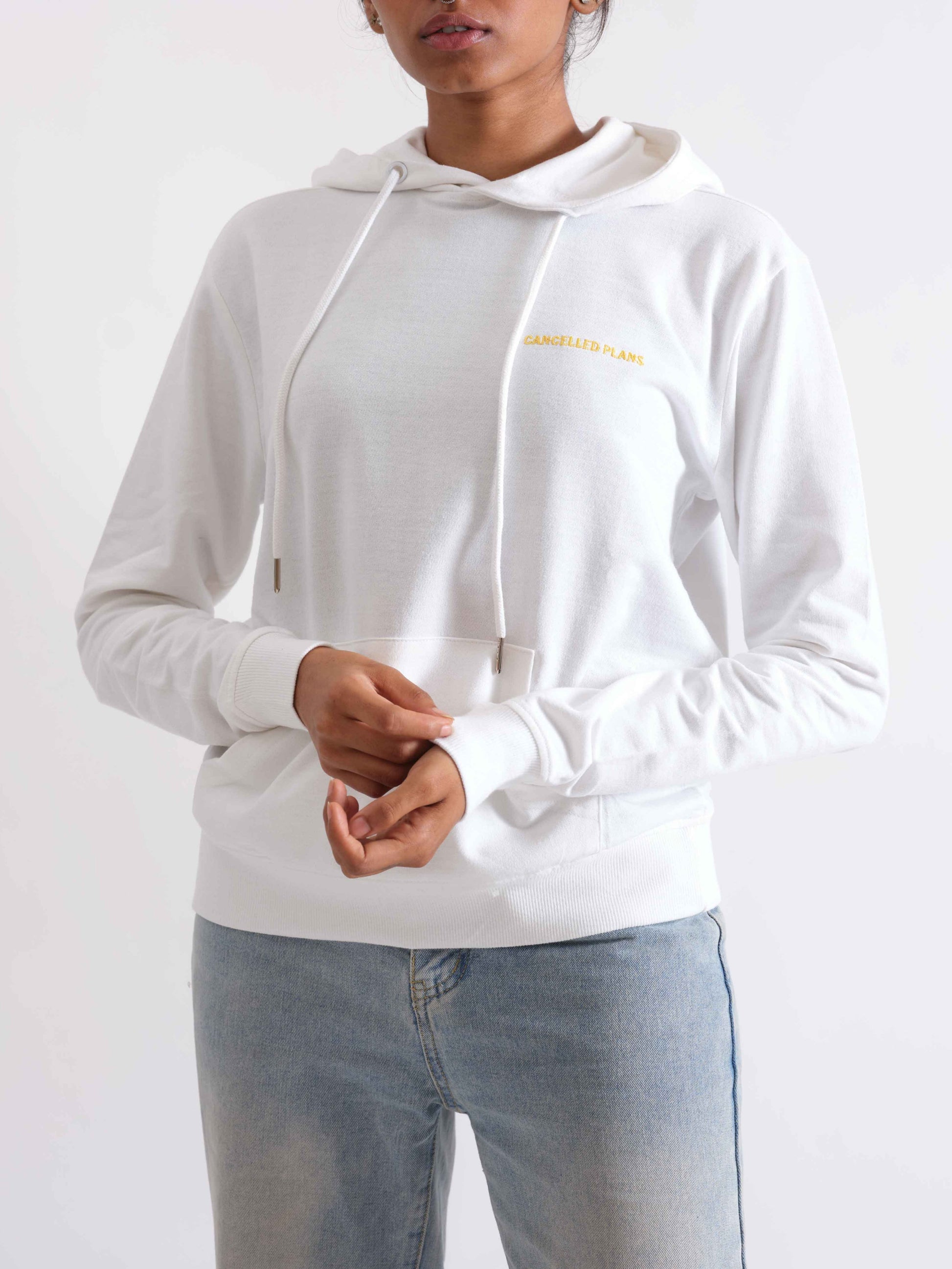 Kendall | Hoodie | White - Cancelled Plans shop