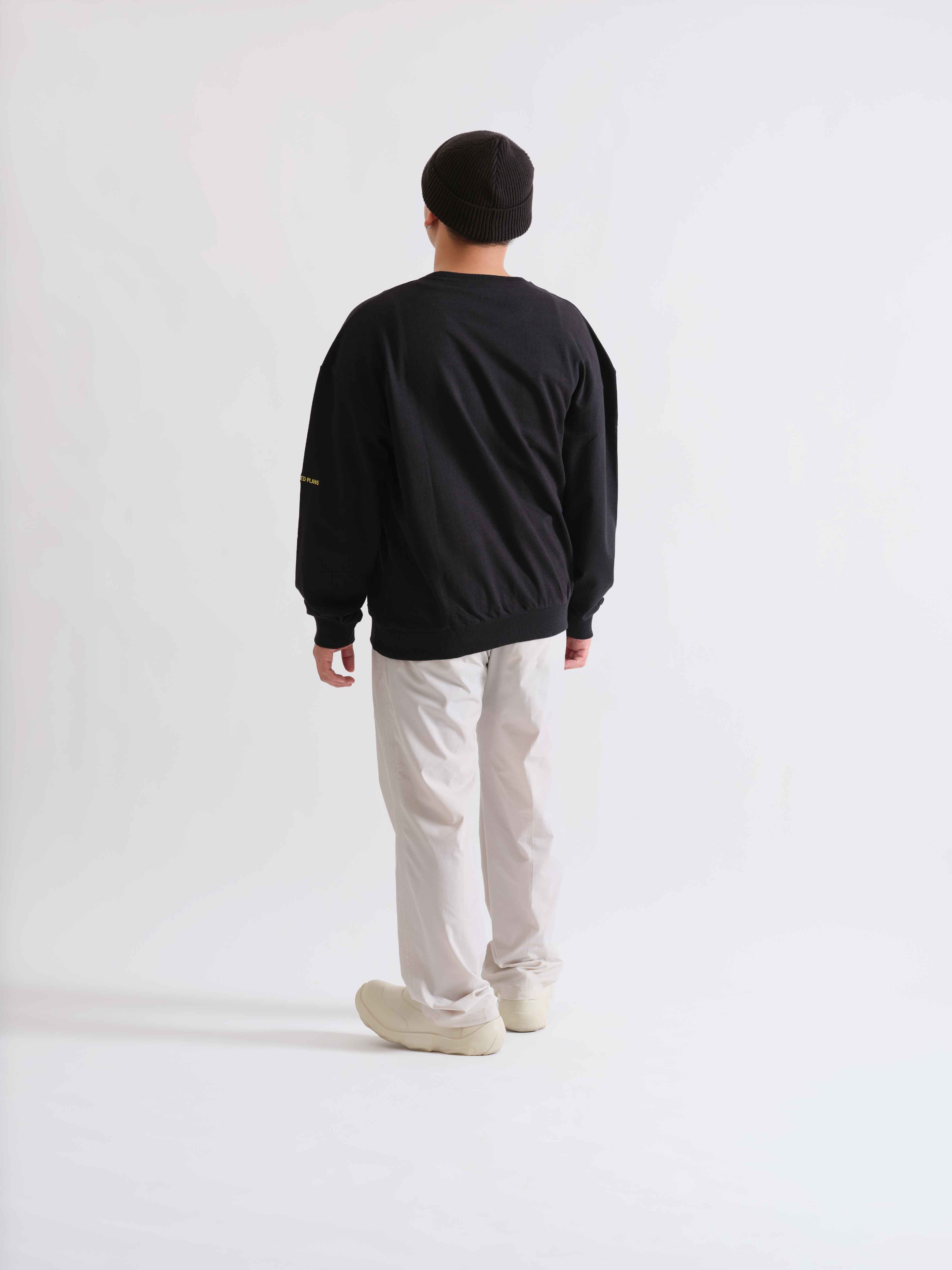 Lenny | Sweatshirt | Black - Cancelled Plans shop