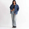 Lenny | Denim Jacket | Dark Blue - Cancelled Plans shop