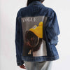 Lenny | Denim Jacket | Dark Blue - Cancelled Plans shop