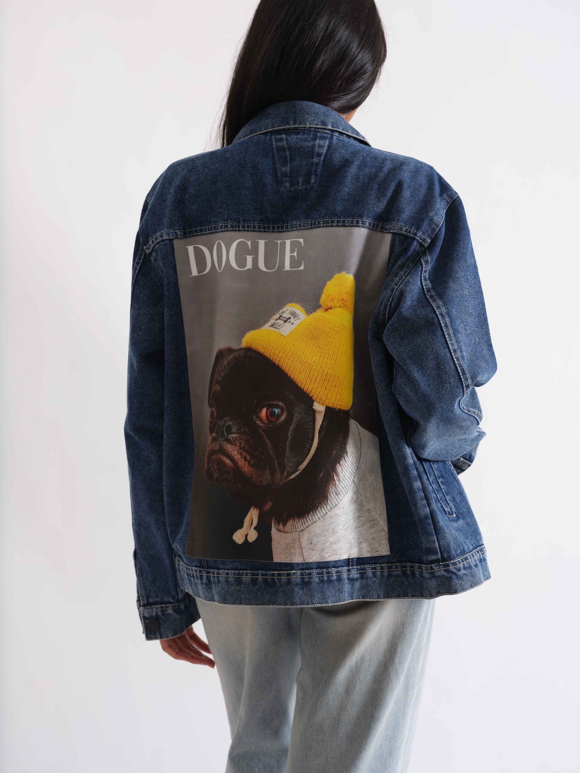 Lenny | Denim Jacket | Dark Blue - Cancelled Plans shop
