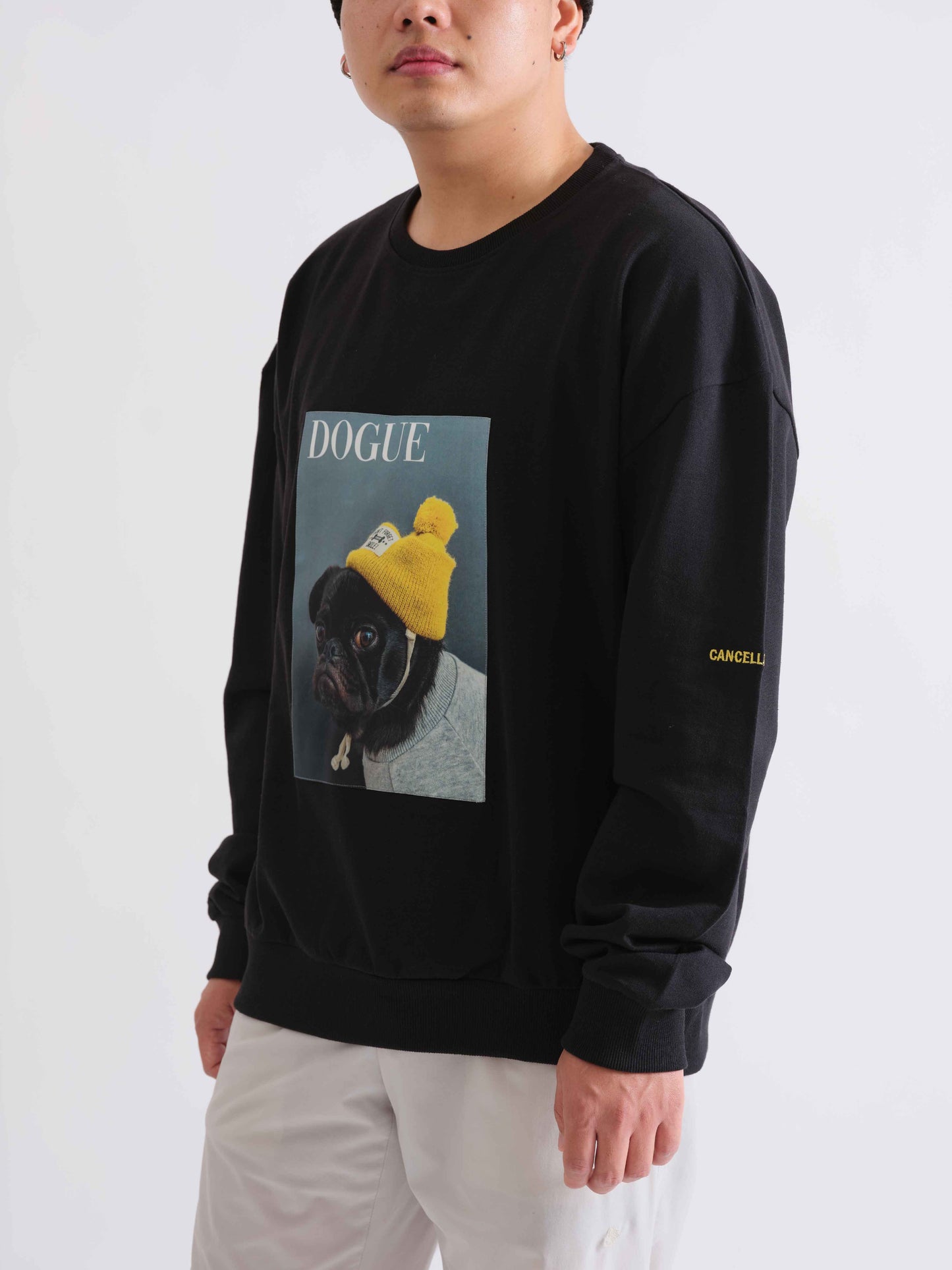 Lenny | Sweatshirt | Black - Cancelled Plans shop