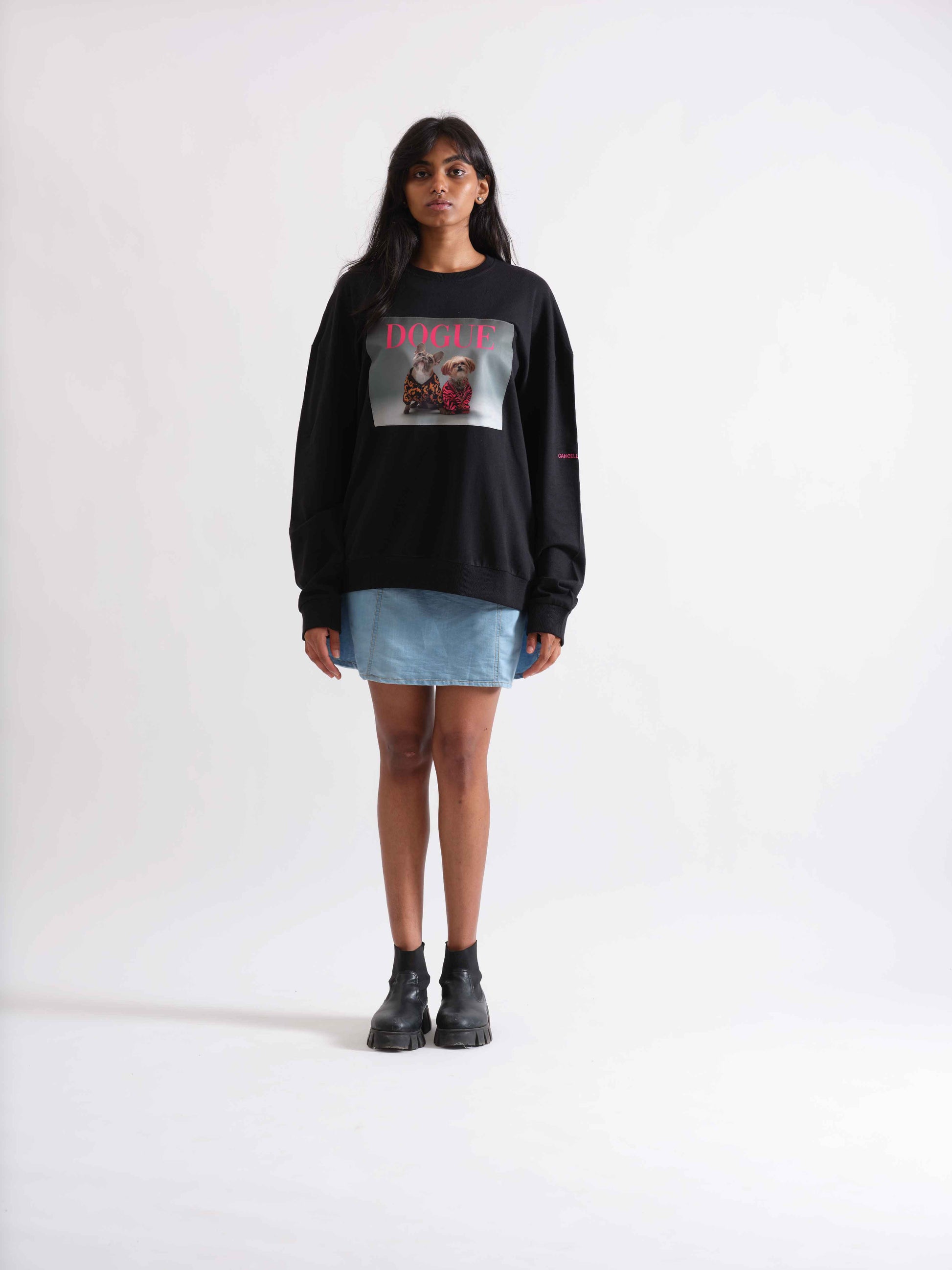 Tom and Pam | Sweatshirt | Black - Cancelled Plans shop