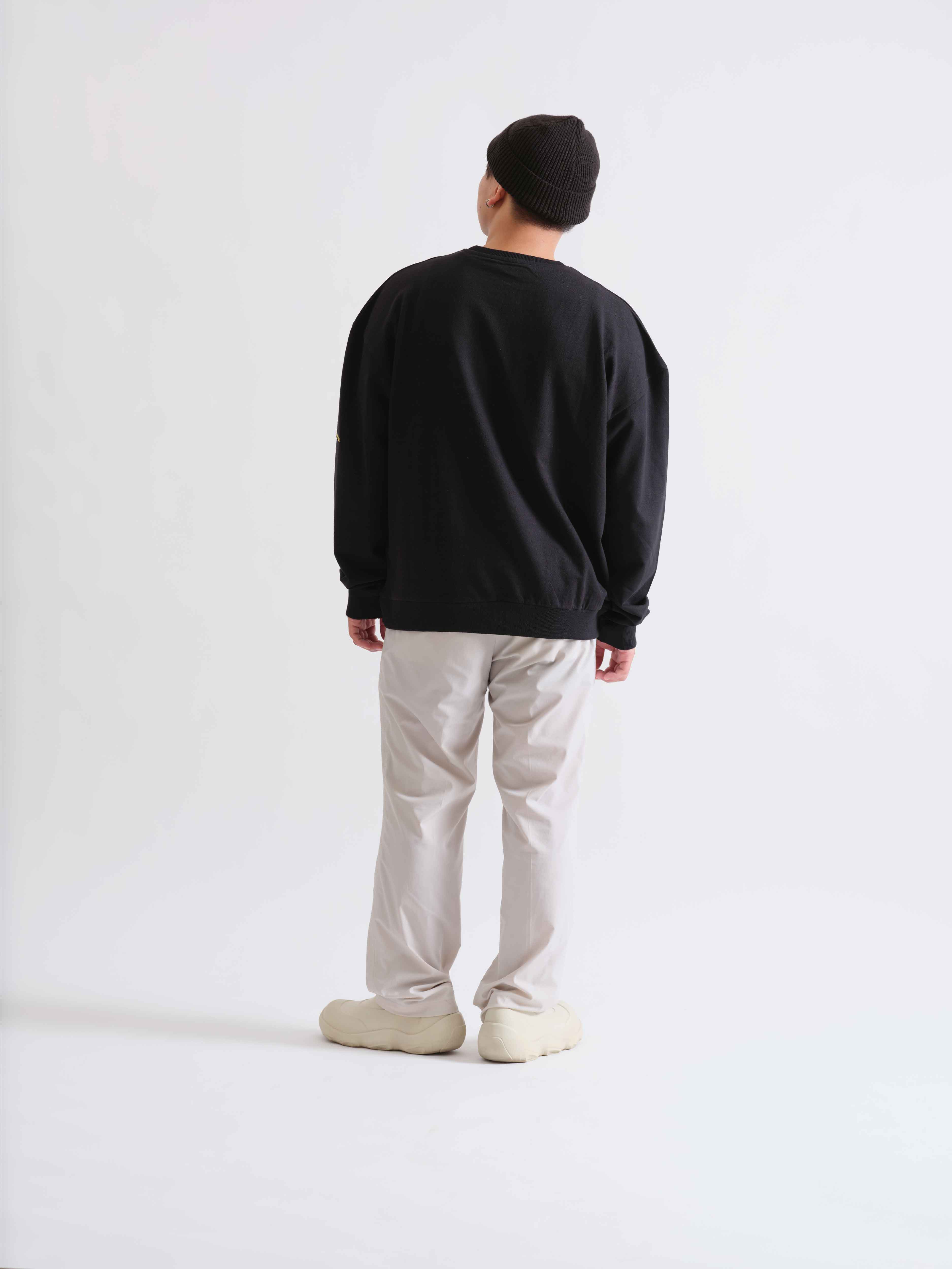 Timothee | Sweatshirt | Black - Cancelled Plans shop