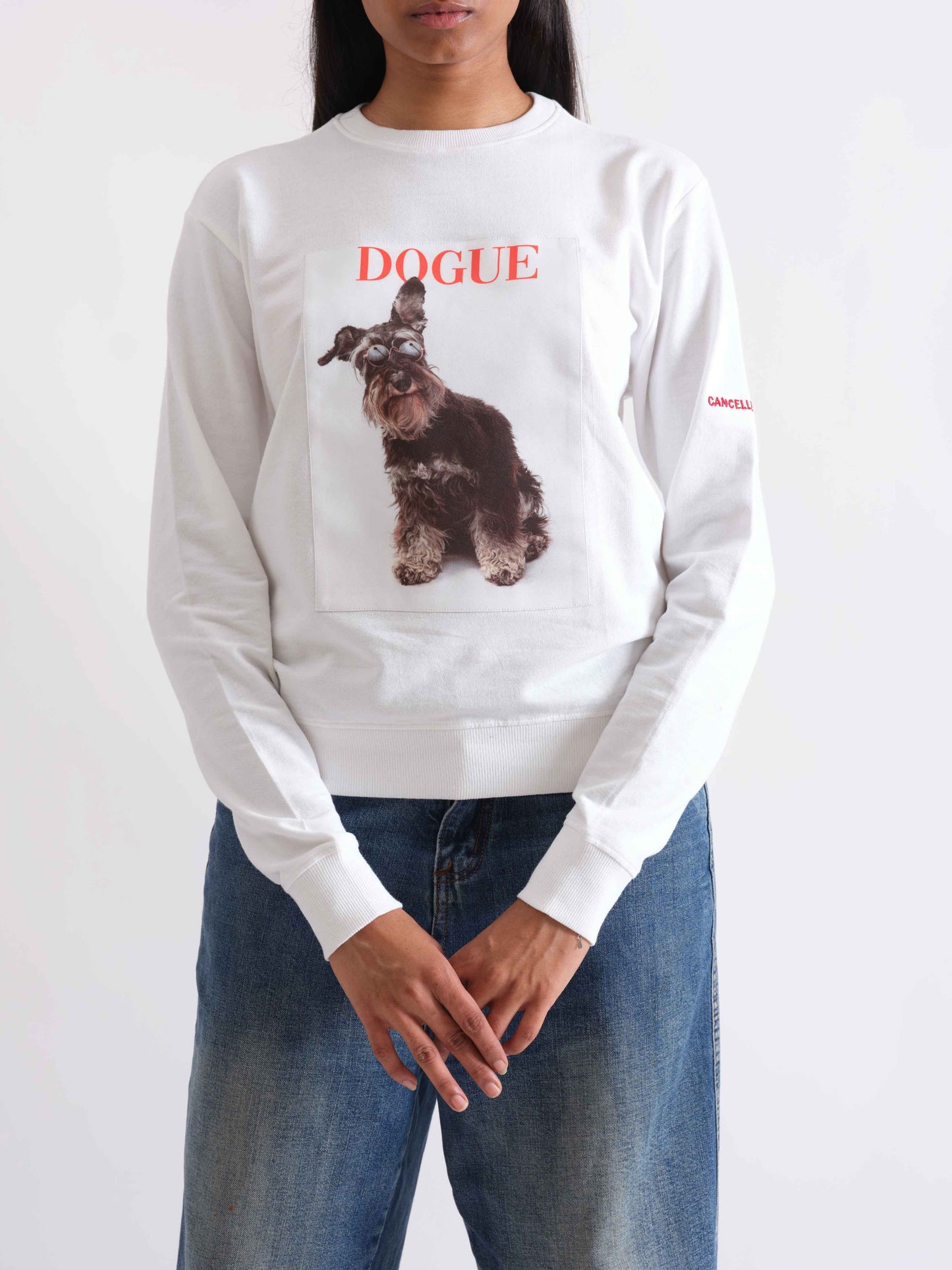 Clooney | Sweatshirt | White - Cancelled Plans shop