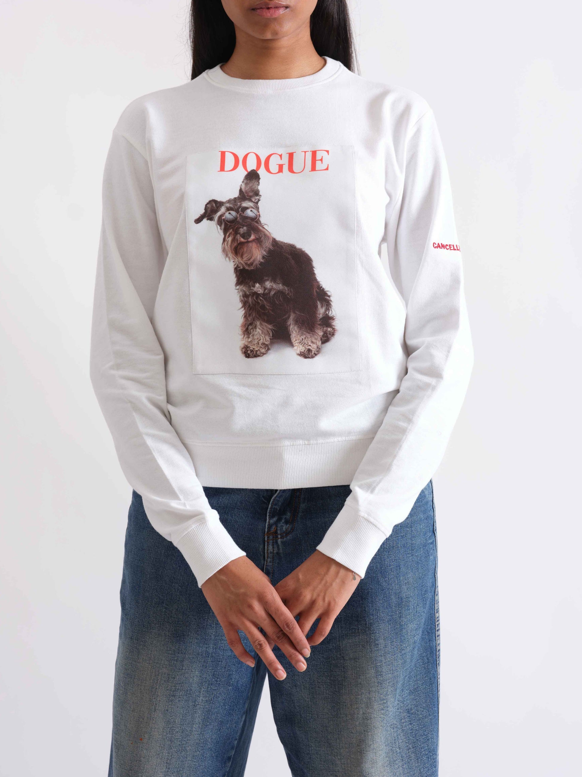 Clooney | Sweatshirt | White - Cancelled Plans shop