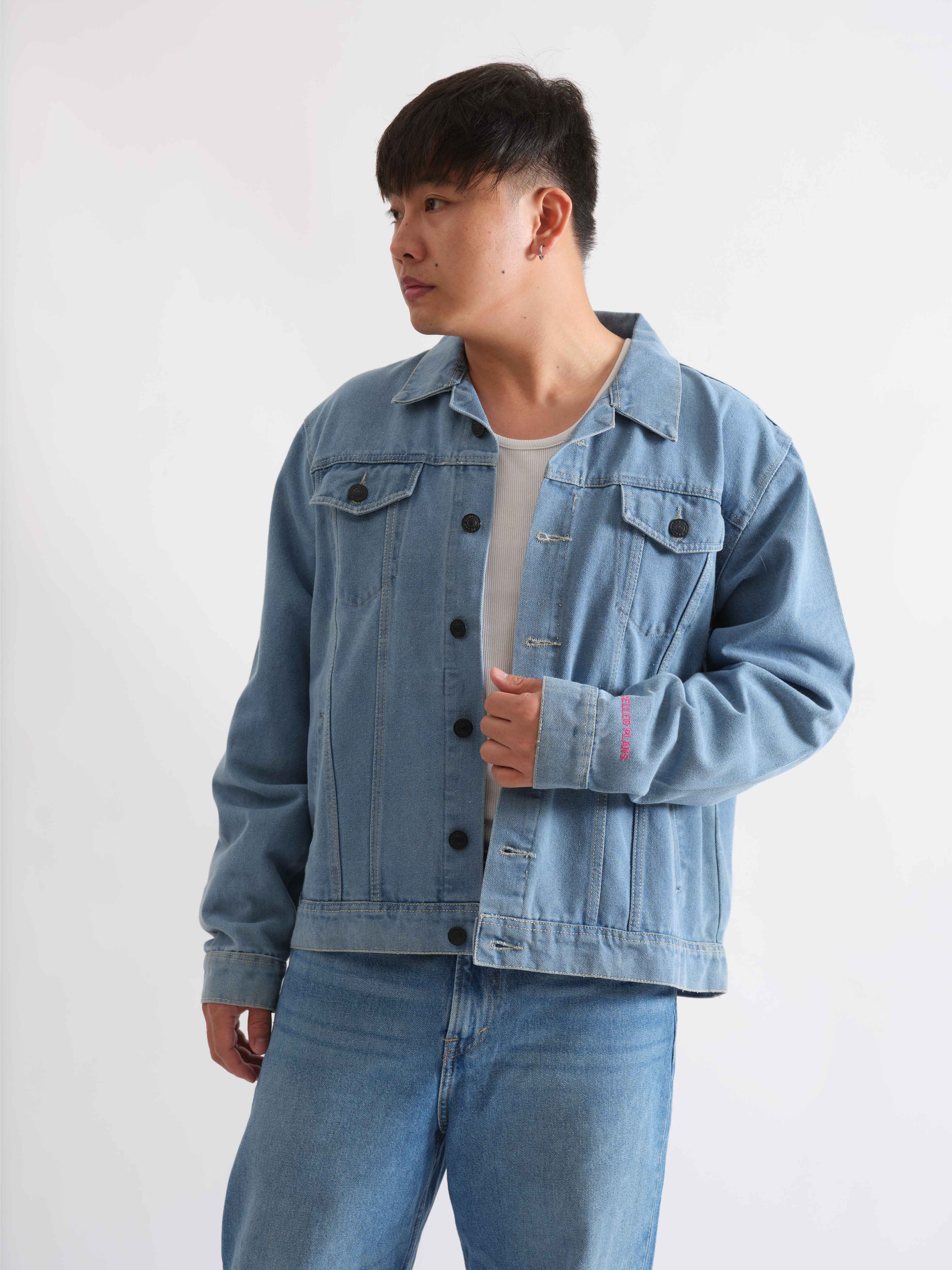 GiGi | Denim Jacket | Light Blue - Cancelled Plans shop