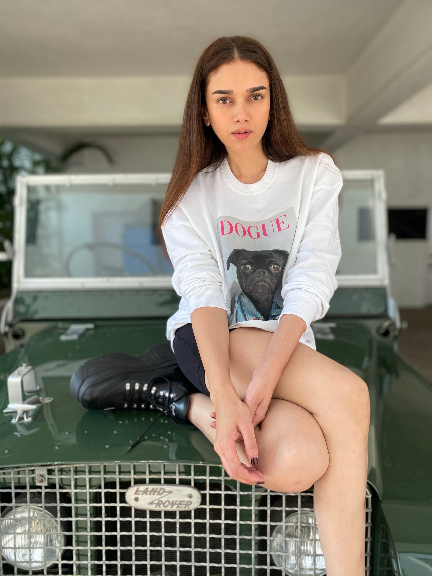 100% Recycled Cotton Sweatshirt w DOGUE 3