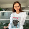 100% Recycled Cotton Sweatshirt w DOGUE 3