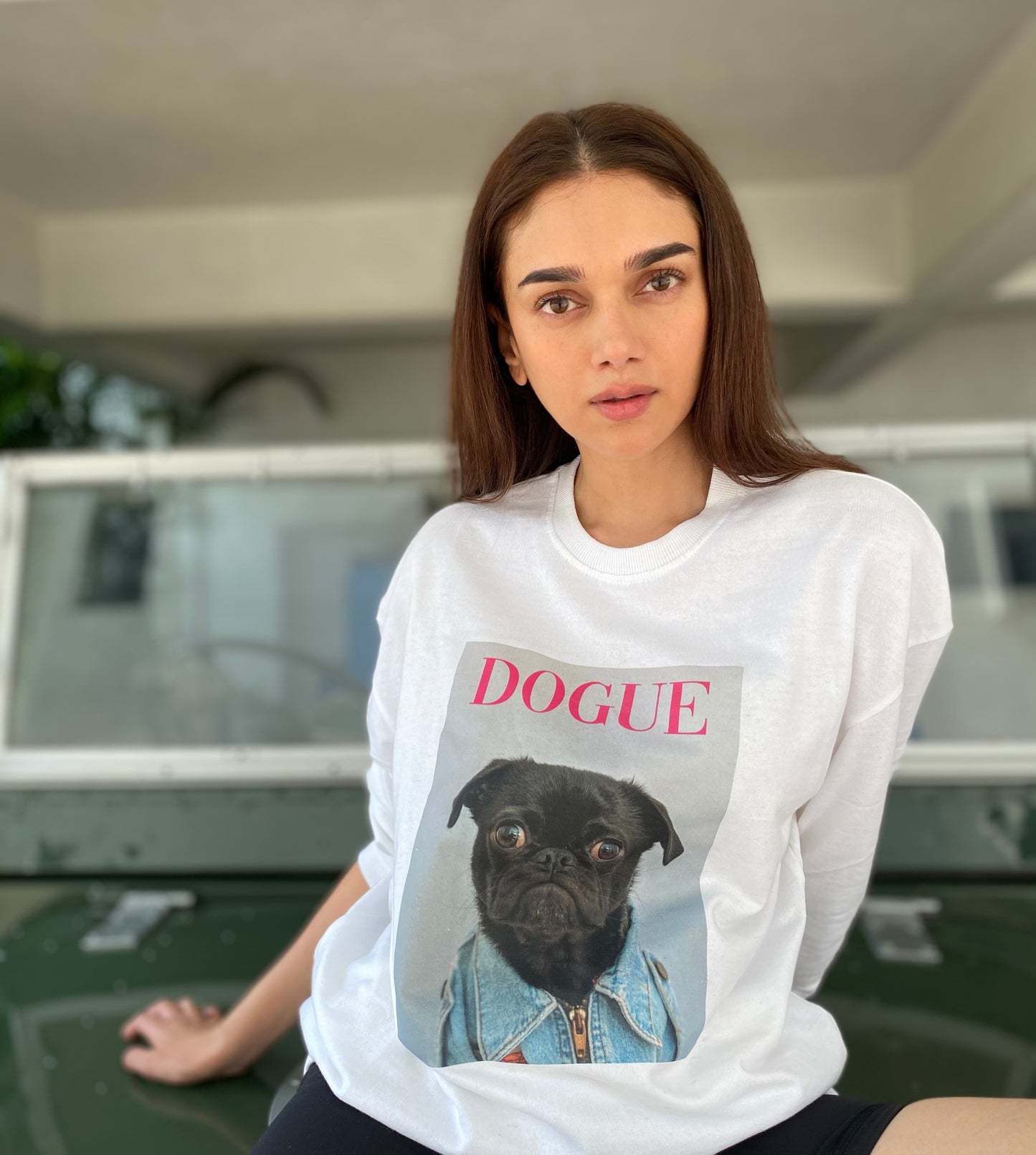 100% Recycled Cotton Sweatshirt w DOGUE 3