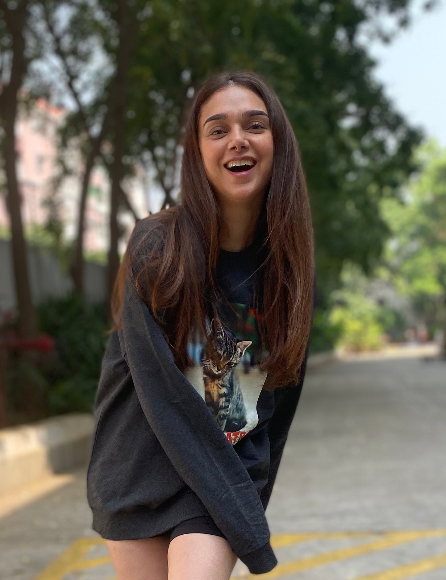 100% Recycled Cotton Sweatshirt w CLEOCATRA 1