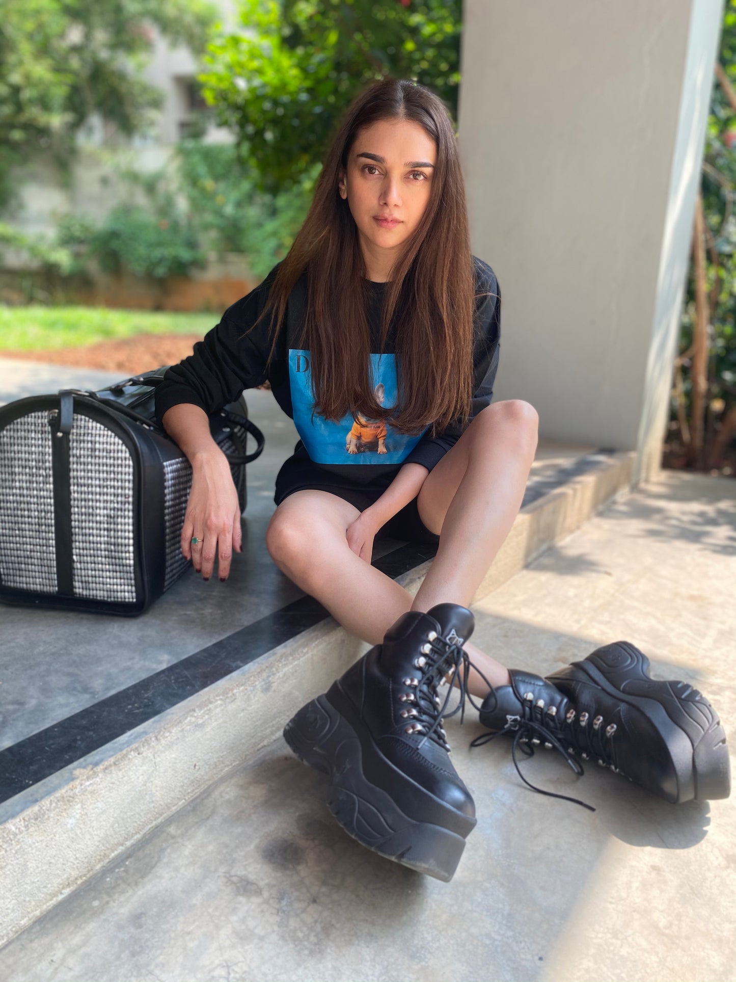 100% Recycled Cotton Sweatshirt w DOGUE 2