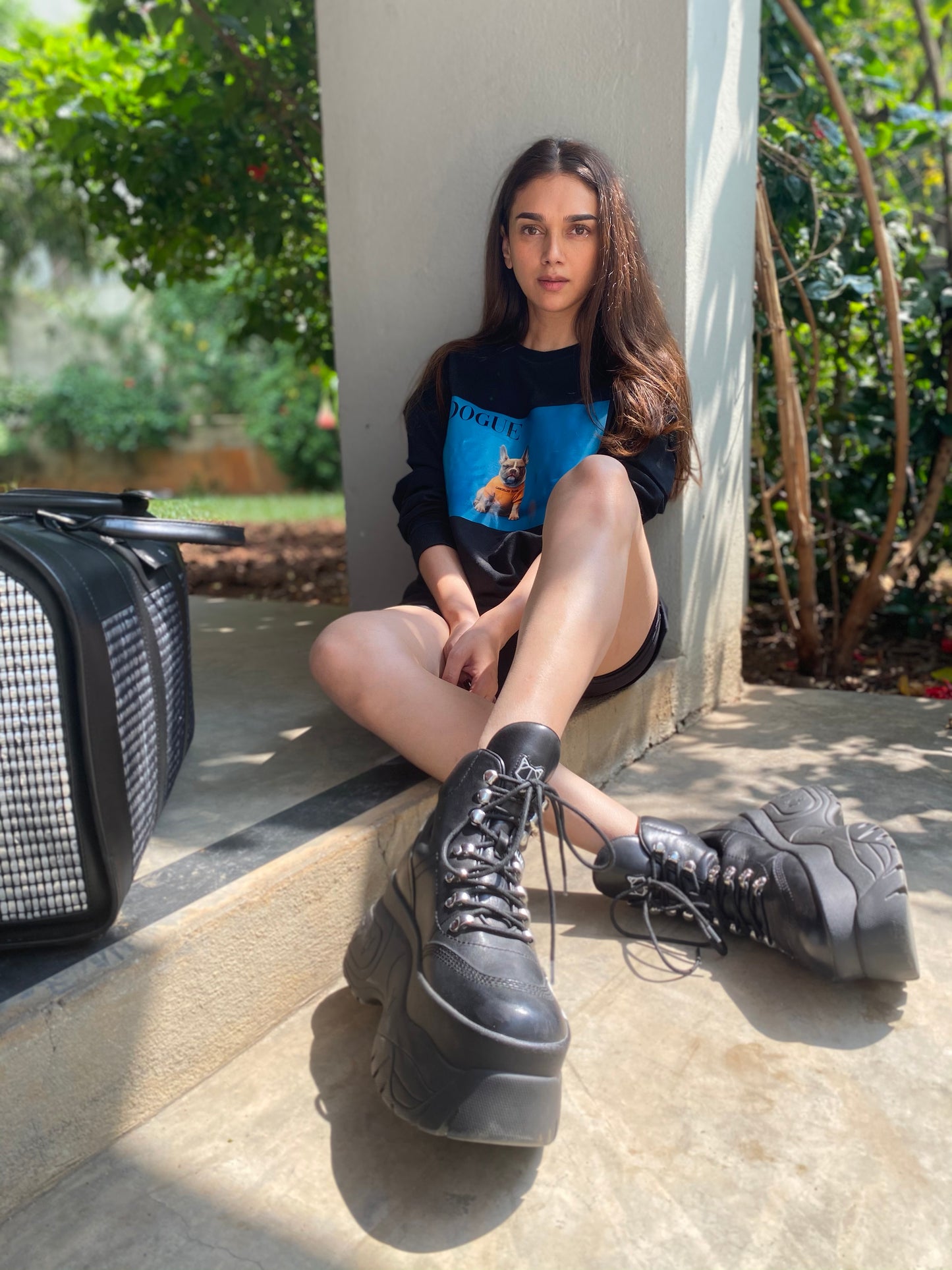 100% Recycled Cotton Sweatshirt w DOGUE 2