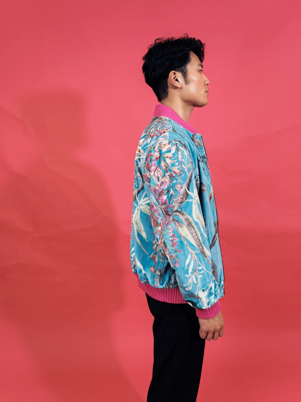 Ocean Blossom Bomber Jacket