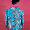 Ocean Blossom Bomber Jacket