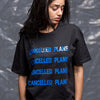 100% Recycled Cotton Tshirt w 4x Blue