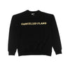 Jayanti Reddy x Cancelled Plans 100 % Recycled cotton Sweatshirt  Black and Gold