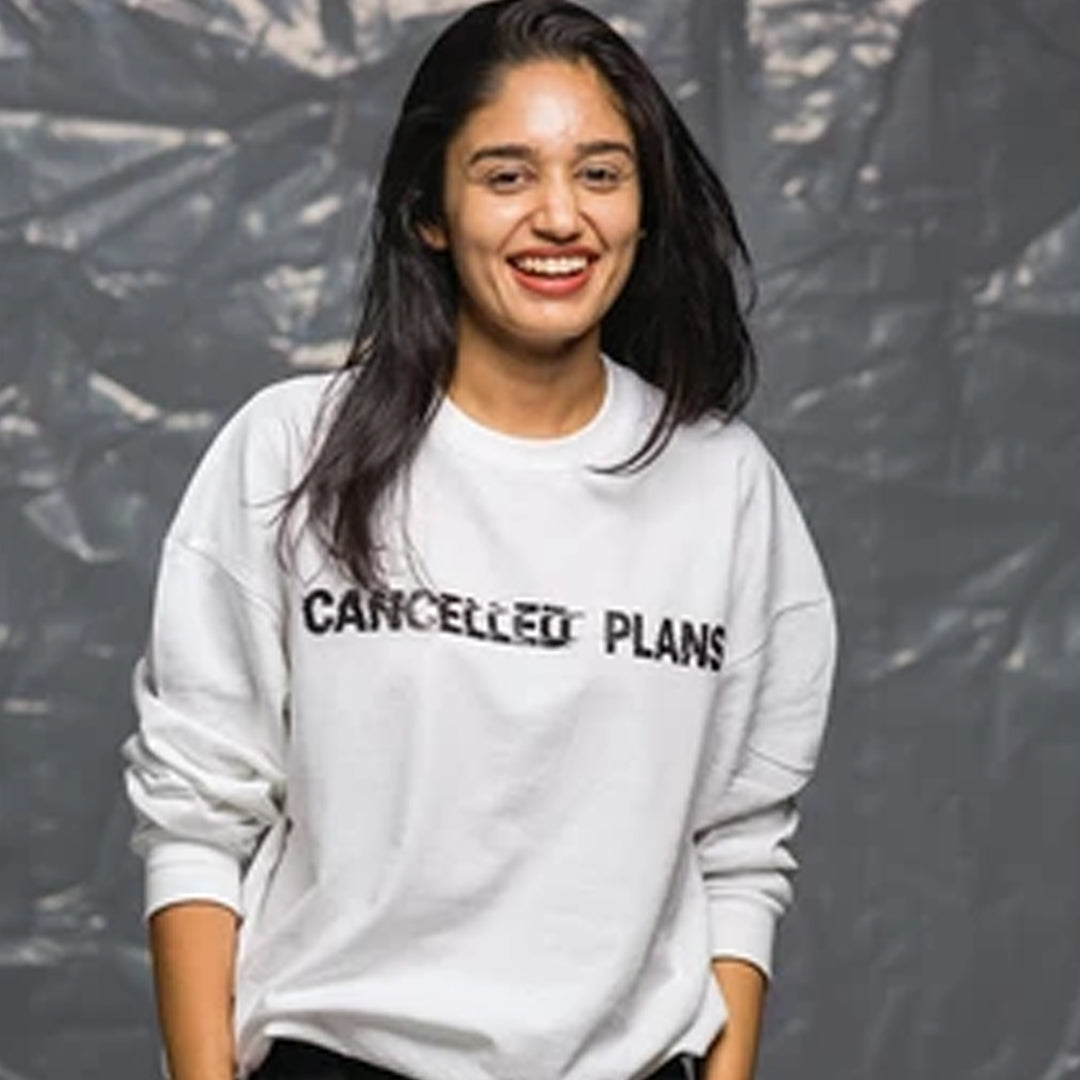100% Recycled Cotton Sweatshirt w 1x Black