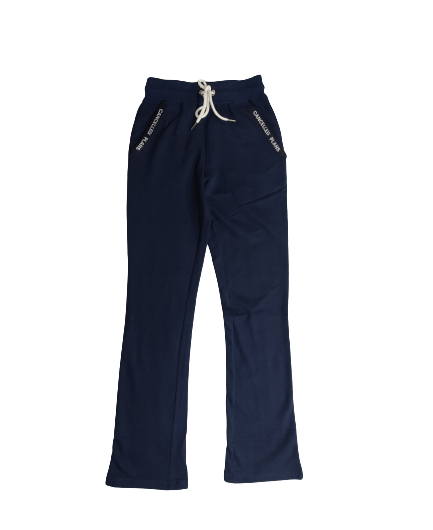 100% Recycled Cotton Flared Joggers